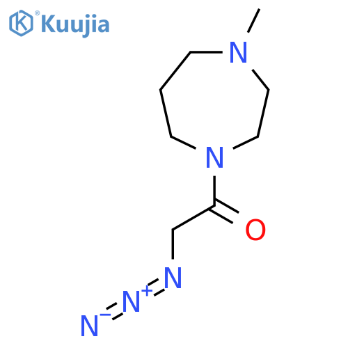 2-Azido-1-(4-methyl-1,4-diazepan-1-yl)ethan-1-one structure