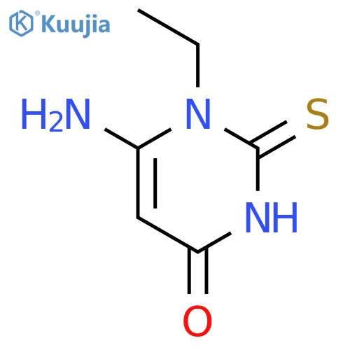 6-Amino-1-ethyl-2-thioxo-2,3-dihydropyrimidin-4(1H)-one structure