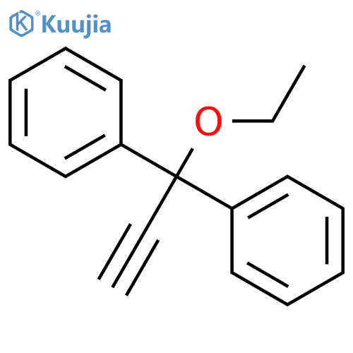 Benzene, 1,1'-(1-ethoxy-2-propyn-1-ylidene)bis- structure