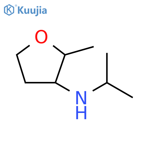 2-methyl-N-(propan-2-yl)oxolan-3-amine structure