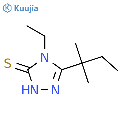 4-Ethyl-5-(2-methylbutan-2-yl)-4h-1,2,4-triazole-3-thiol structure