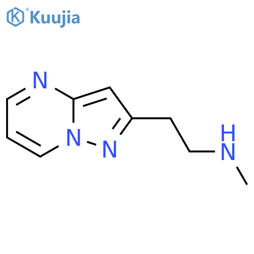 methyl(2-{pyrazolo1,5-apyrimidin-2-yl}ethyl)amine structure