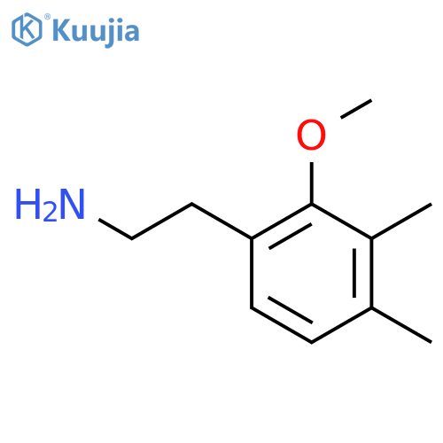 2-(2-Methoxy-3,4-dimethylphenyl)ethan-1-amine structure