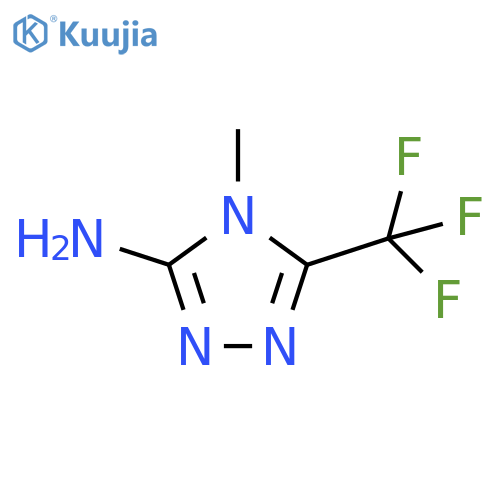 4-Methyl-5-(Trifluoromethyl)-4H-1,2,4-Triazol-3-Amine structure