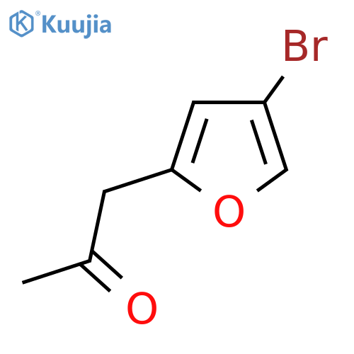 1-(4-bromofuran-2-yl)propan-2-one structure