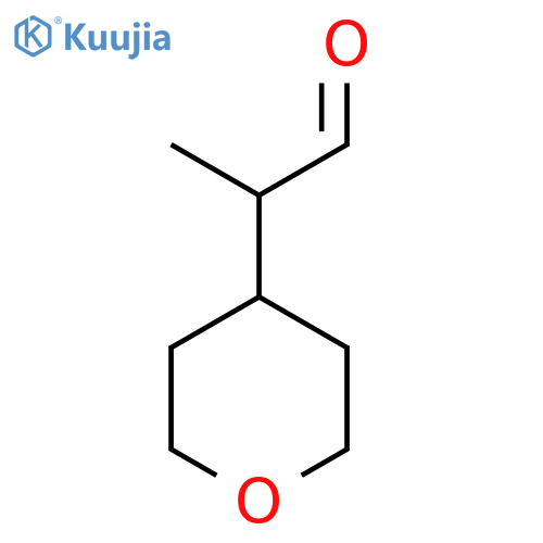 2-(Oxan-4-yl)propanal structure