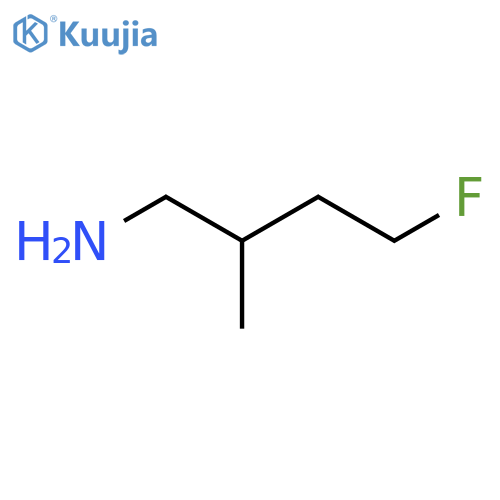 4-fluoro-2-methylbutan-1-amine structure