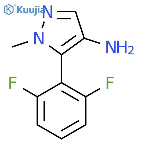 5-(2,6-difluorophenyl)-1-methyl-1H-pyrazol-4-amine structure