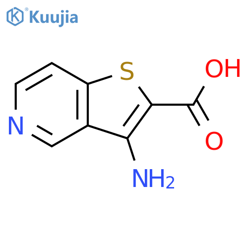 3-aminothieno3,2-cpyridine-2-carboxylic acid structure