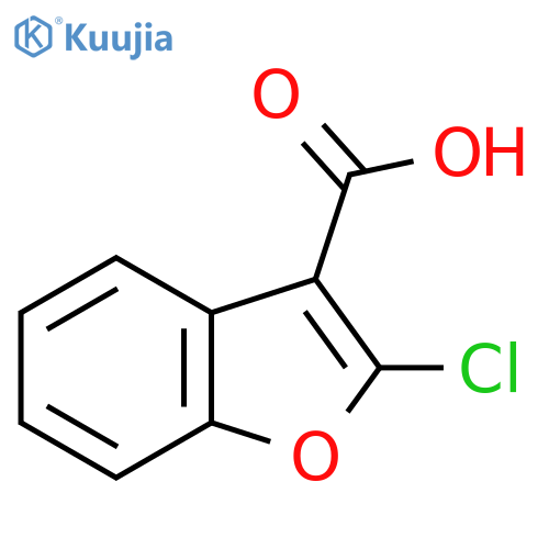 2-Chloro-1-benzofuran-3-carboxylic acid structure