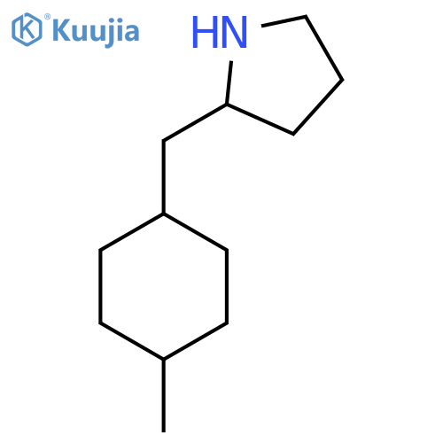 2-(4-methylcyclohexyl)methylpyrrolidine structure