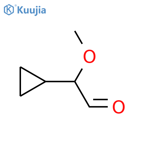2-cyclopropyl-2-methoxyacetaldehyde structure