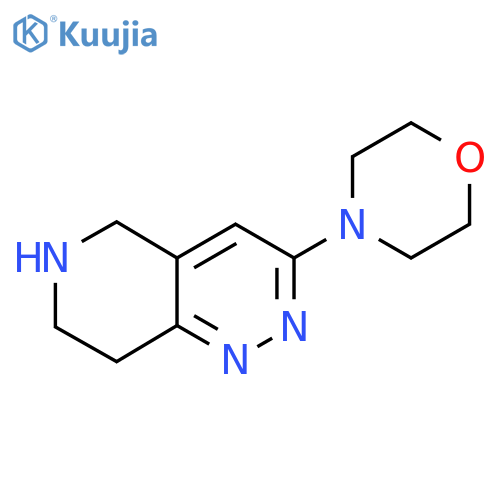 4-{5H,6H,7H,8H-pyrido[4,3-c]pyridazin-3-yl}morpholine structure