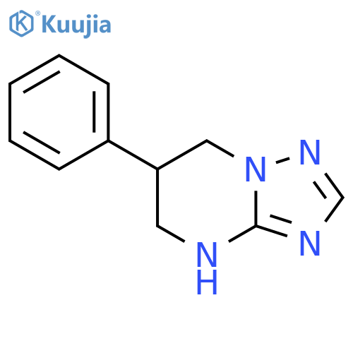 6-phenyl-4H,5H,6H,7H-1,2,4triazolo1,5-apyrimidine structure