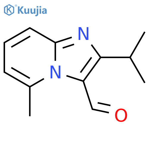 5-methyl-2-(propan-2-yl)imidazo1,2-apyridine-3-carbaldehyde structure