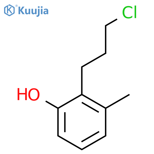 2-(3-Chloropropyl)-3-methylphenol structure