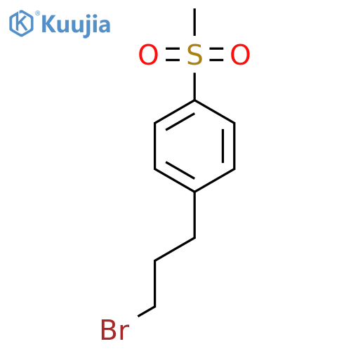 1-(3-bromopropyl)-4-methanesulfonylbenzene structure