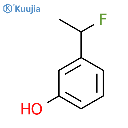 3-(1-Fluoroethyl)phenol structure