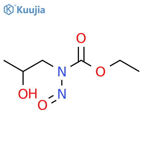 Carbamic acid,(2-hydroxypropyl)nitroso-, ethyl ester (9CI) structure