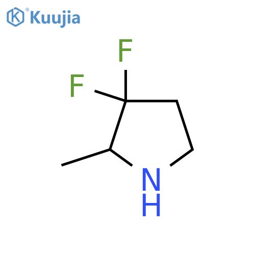 3,3-Difluoro-2-methylpyrrolidine structure