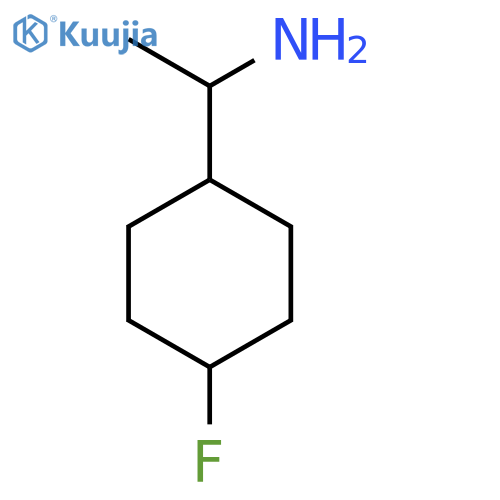 1-(4-Fluorocyclohexyl)ethan-1-amine structure
