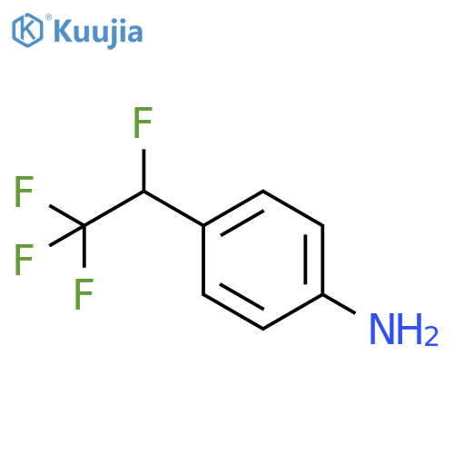 Benzenamine, 4-(1,2,2,2-tetrafluoroethyl)- structure