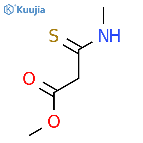 Propanoic acid, 3-(methylamino)-3-thioxo-, methyl ester structure