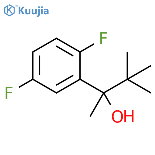 α-(1,1-Dimethylethyl)-2,5-difluoro-α-methylbenzenemethanol structure