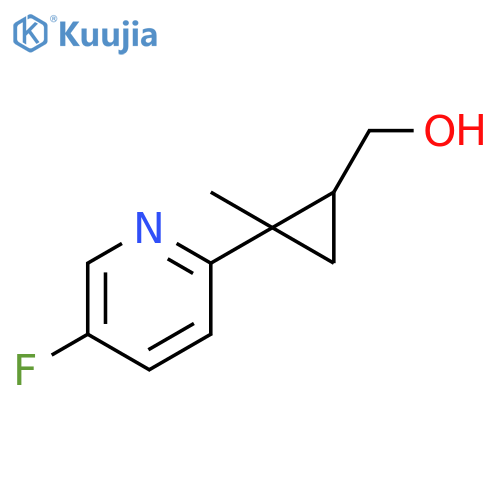 2-(5-fluoropyridin-2-yl)-2-methylcyclopropylmethanol structure