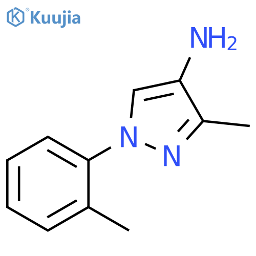 1H-Pyrazol-4-amine, 3-methyl-1-(2-methylphenyl)- structure