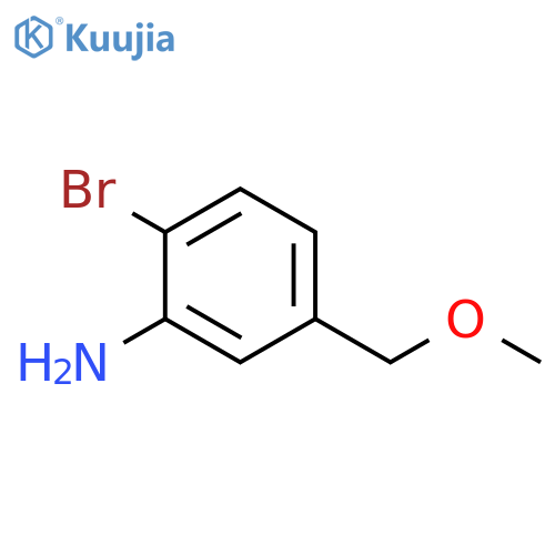 2-Bromo-5-(methoxymethyl)aniline structure