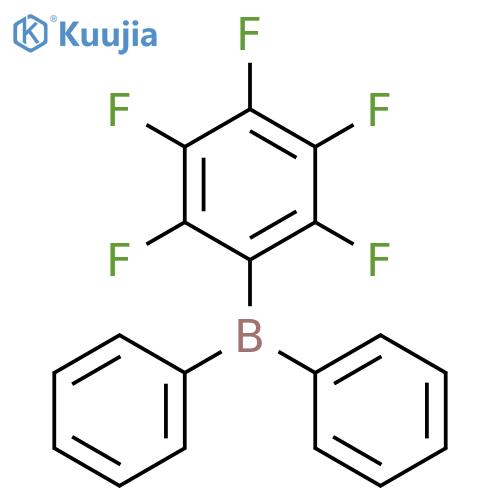 Borane, (pentafluorophenyl)diphenyl- structure