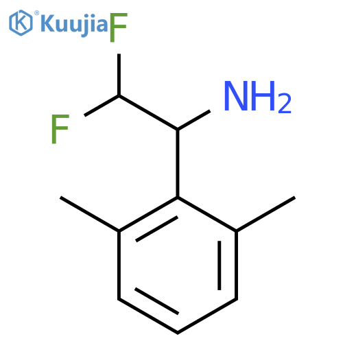 1-(2,6-dimethylphenyl)-2,2-difluoroethan-1-amine structure