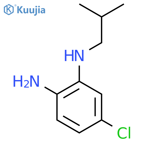5-chloro-N1-(2-methylpropyl)benzene-1,2-diamine structure