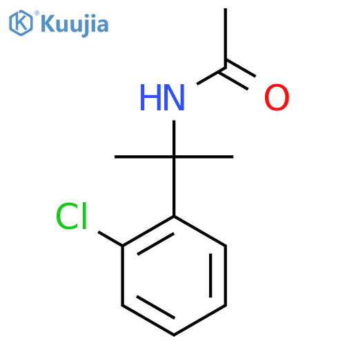 N-(2-(2-Chlorophenyl)propan-2-yl)acetamide structure