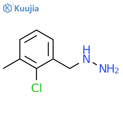 (2-chloro-3-methylphenyl)methylhydrazine structure