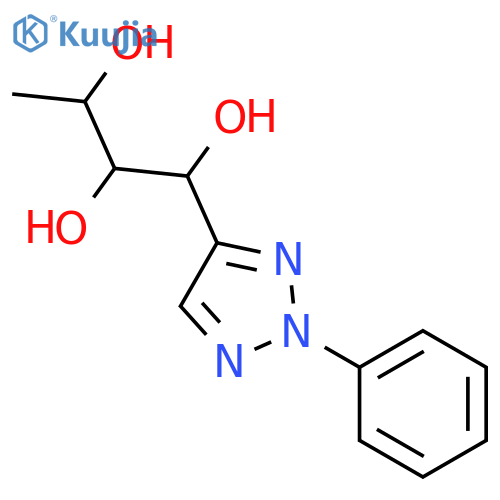 1,2,3-Butanetriol,1-(2-phenyl-2H-1,2,3-triazol-4-yl)-, (1S,2S,3S)- structure