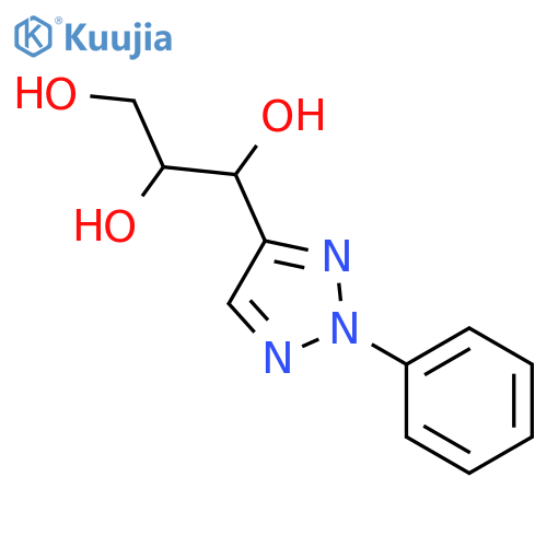 1,2,3-Propanetriol,1-(2-phenyl-2H-1,2,3-triazol-4-yl)-, L-erythro- (8CI) structure