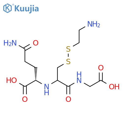 Glutamine, N-[2-[(2-aminoethyl)dithio]-1-[(carboxymethyl)carbamoyl]ethyl]- (6CI,7CI,8CI) structure