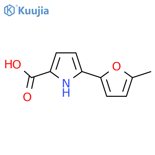 5-(5-Methylfuran-2-yl)-1H-pyrrole-2-carboxylic acid structure