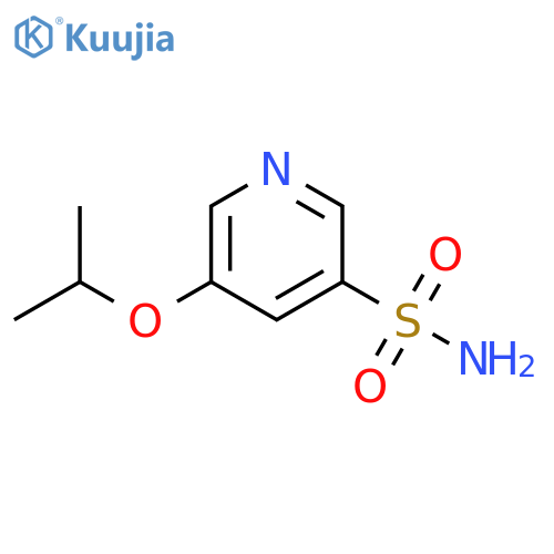 5-(propan-2-yloxy)pyridine-3-sulfonamide structure