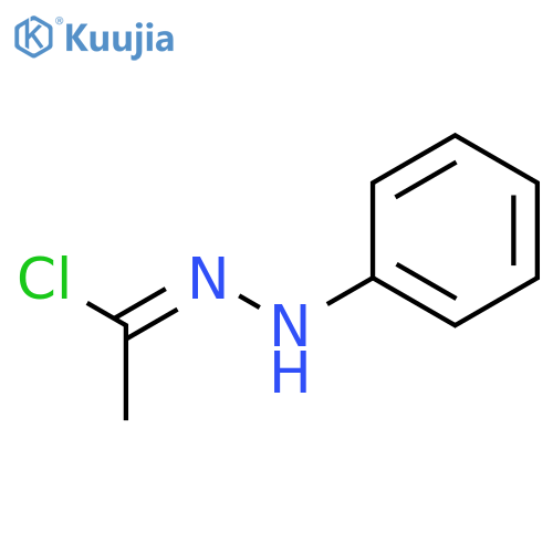 ETHANEHYDRAZONOYL CHLORIDE, N-PHENYL- structure