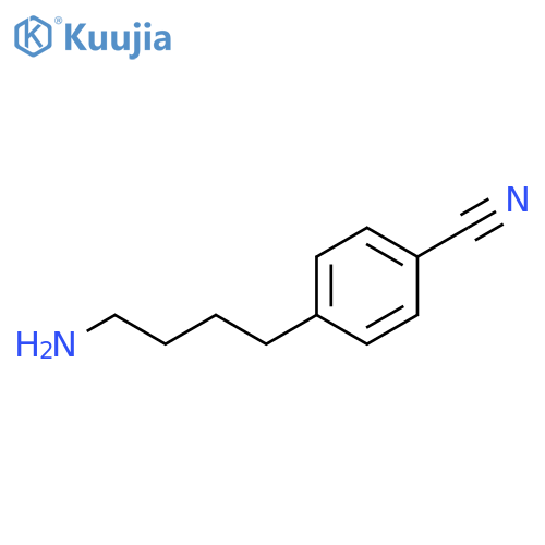 4-(4-aminobutyl)benzonitrile structure