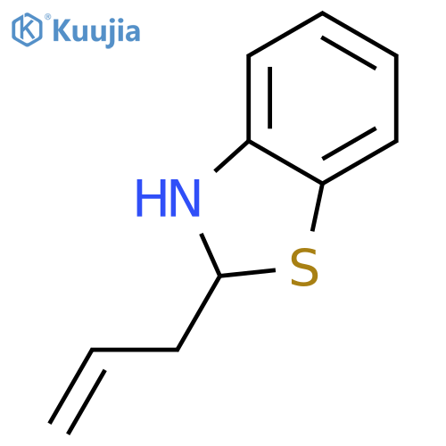Benzothiazole,2,3-dihydro-2-(2-propen-1-yl)- structure