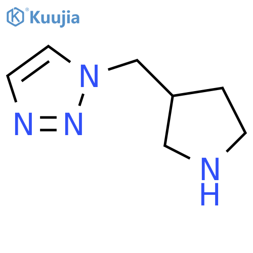 1-(pyrrolidin-3-yl)methyl-1H-1,2,3-triazole structure