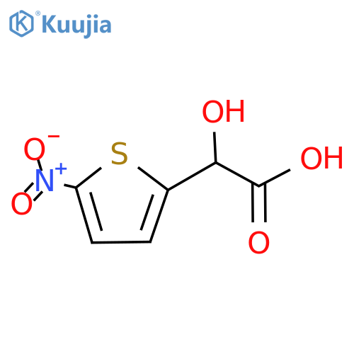2-hydroxy-2-(5-nitrothiophen-2-yl)acetic acid structure