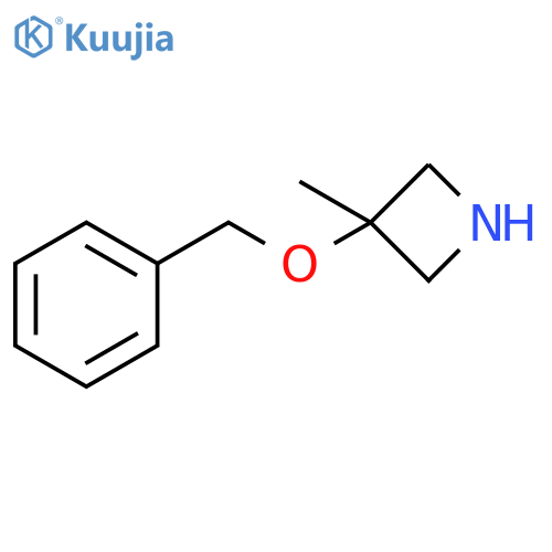 3-(benzyloxy)-3-methylazetidine structure