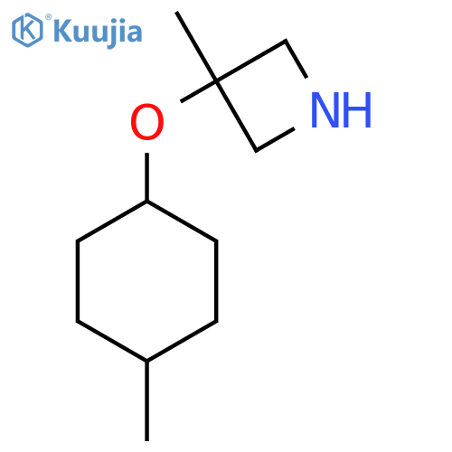 3-methyl-3-(4-methylcyclohexyl)oxyazetidine structure