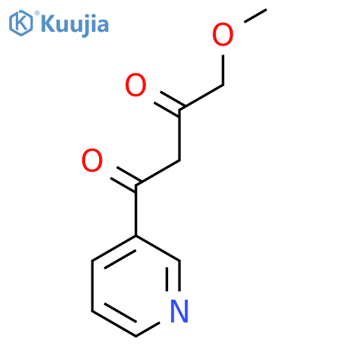 4-methoxy-1-(pyridin-3-yl)butane-1,3-dione structure
