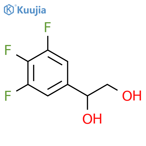 1,2-Ethanediol, 1-(3,4,5-trifluorophenyl)- structure